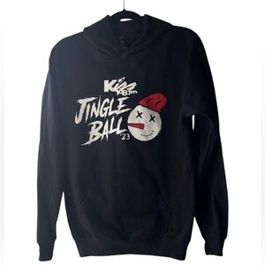 I Heart Radio 2023 Jingle Ball Concert Black Hoodie Sweatshirt - Size Small EUC